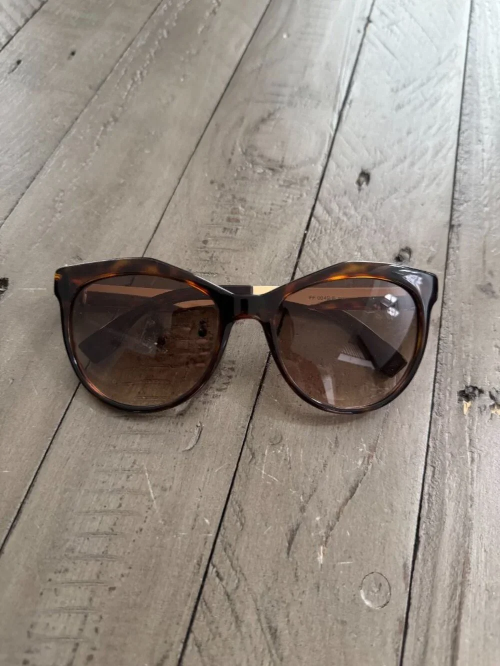 FENDI Mohha Sunglasses Tortoise FF 0049/S PGMCC Prescription Lenses